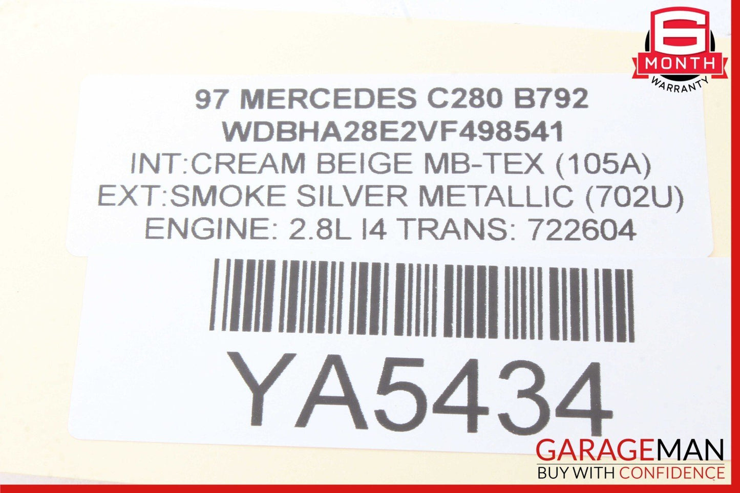 94-00 Mercedes W202 C280 Rear Right or Left Suspension Lower Control Arm OEM