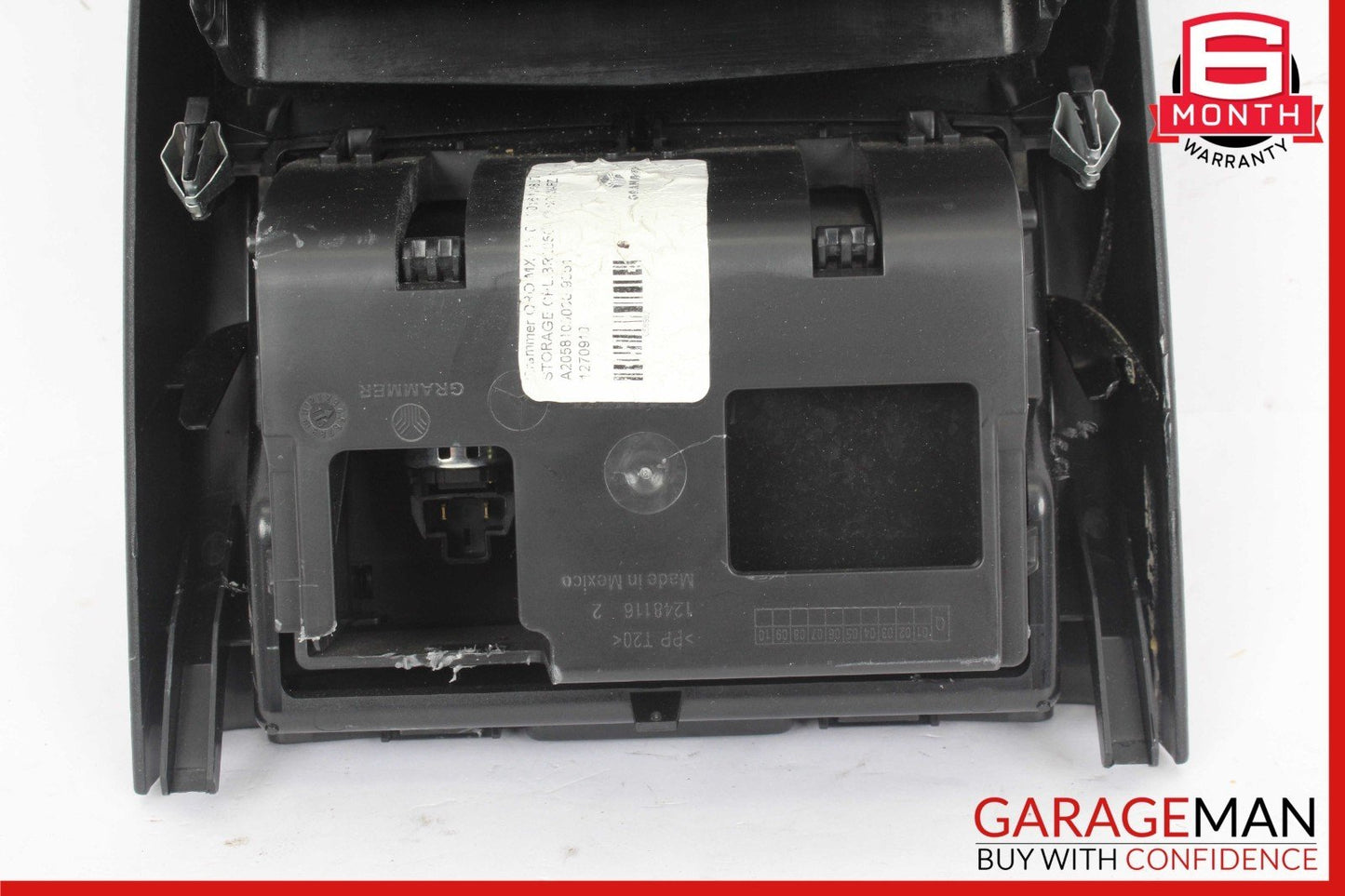 15-20 Mercedes W205 C300 C350e Rear Center Console A/C Air Vent Assy Black OEM