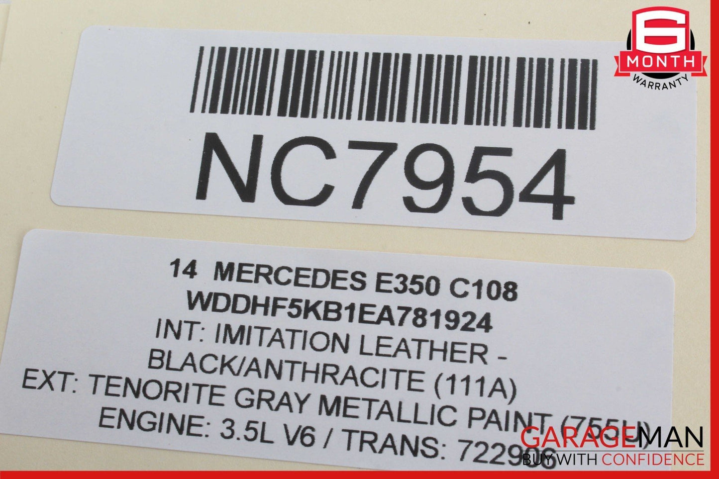 08-20 Mercedes W212 E350 E550 E400 Front Right Side Door Lock Latch Actuator OEM