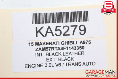 14-17 Maserati Ghibli Steering Column Multifunction Switch Control Button OEM