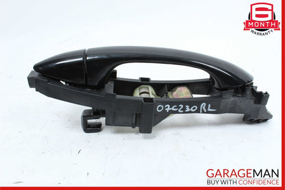 01-07 Mercedes W203 C230 Rear Left Driver Side Exterior Door Handle Black OEM