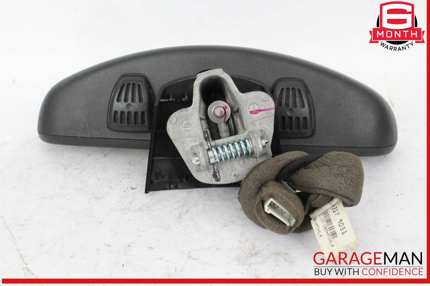 12-17 Mercedes W204 C250 C300 E350 Top Upper Interior Rear View Mirror Black OEM