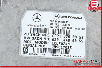 06-14 Mercedes-Benz R350 Voice Communication Control Module 2218700826 Genuine