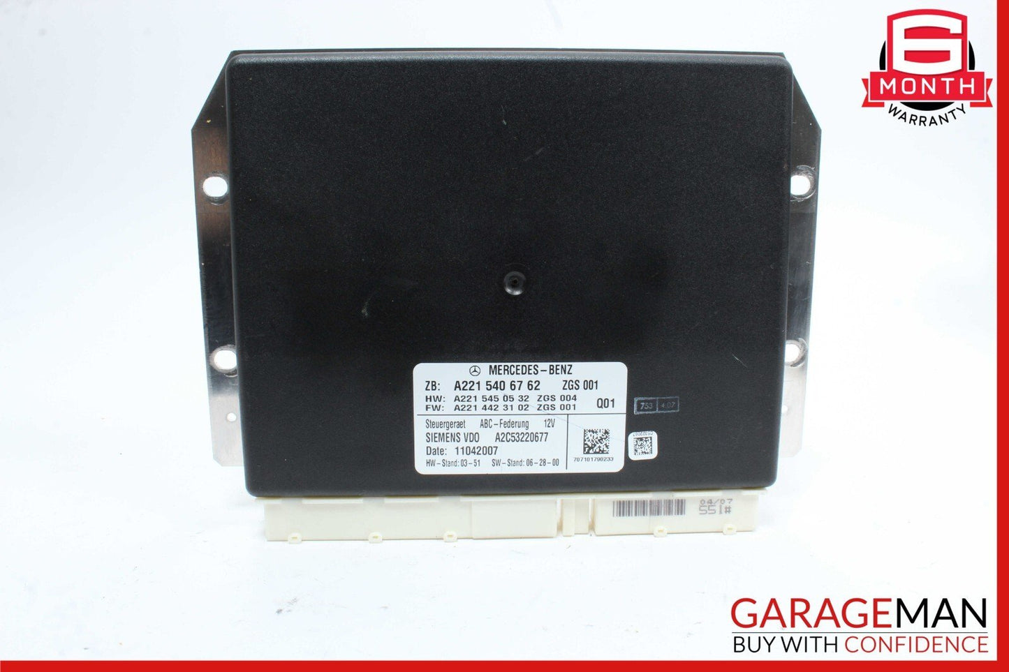 07-14 Mercedes W216 CL550 Active Body Control ABC Suspension Module Control OEM