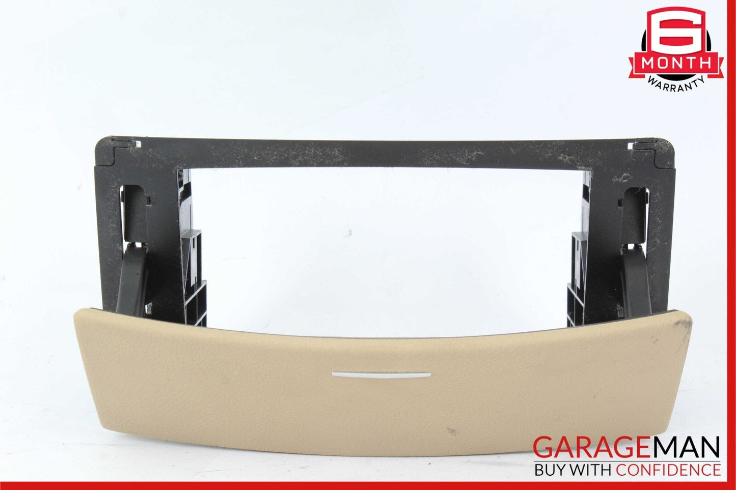 07-13 Mercedes W221 S550 Center Console Dashboard CD Player Trim Cover Brown OEM