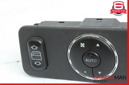 02-05 Mercedes W163 ML320 Rear Window Switch w/ Climate Control 1638200326 OEM
