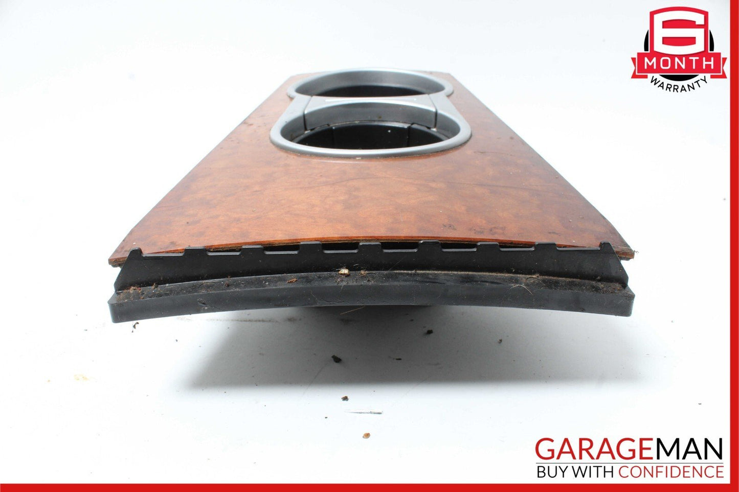 06-12 Mercedes GL350 ML350 GL450 Center Console Cup Holder Compartment Wood