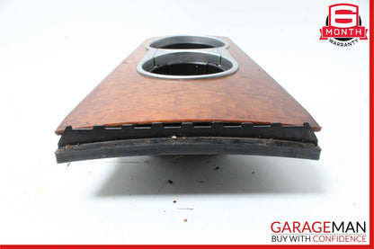 06-12 Mercedes GL350 ML350 GL450 Center Console Cup Holder Compartment Wood
