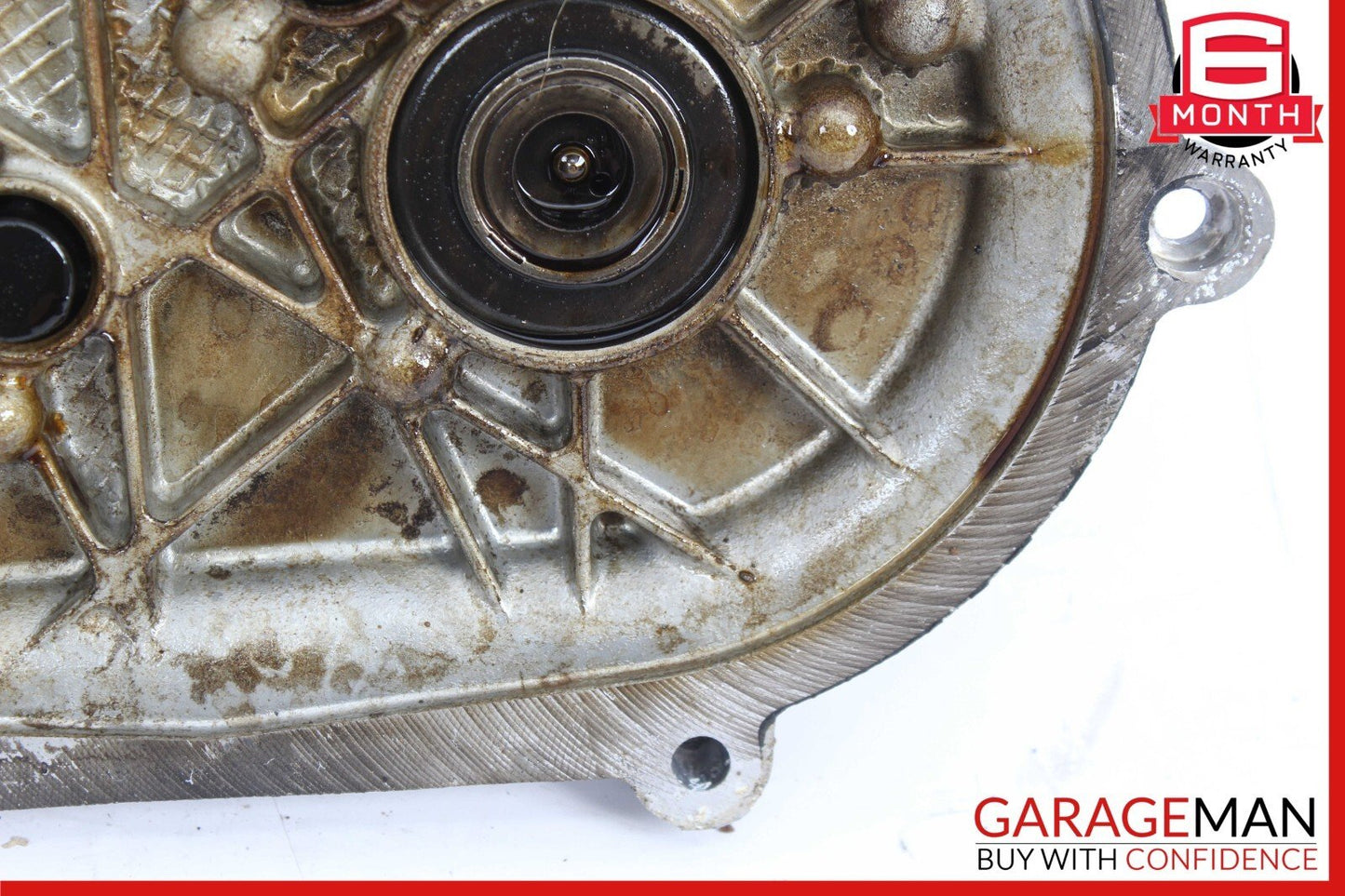 05-13 Mercedes W211 E350 Front Left Side Engine Timing Chain Cover Plate OEM