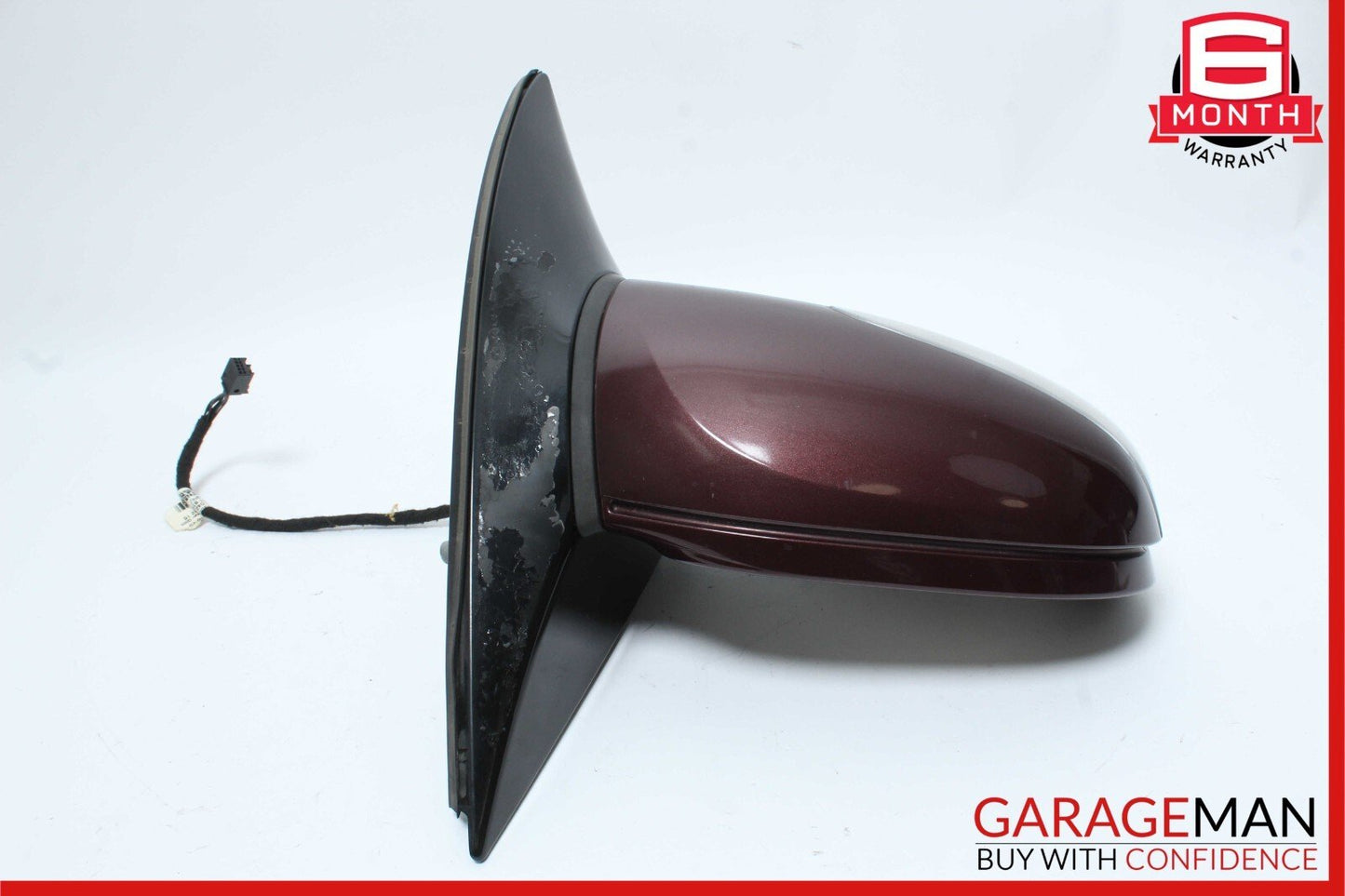 06-10 Mercedes W251 R350 R500 Front Right Side Mirror Door Rear View Red OEM