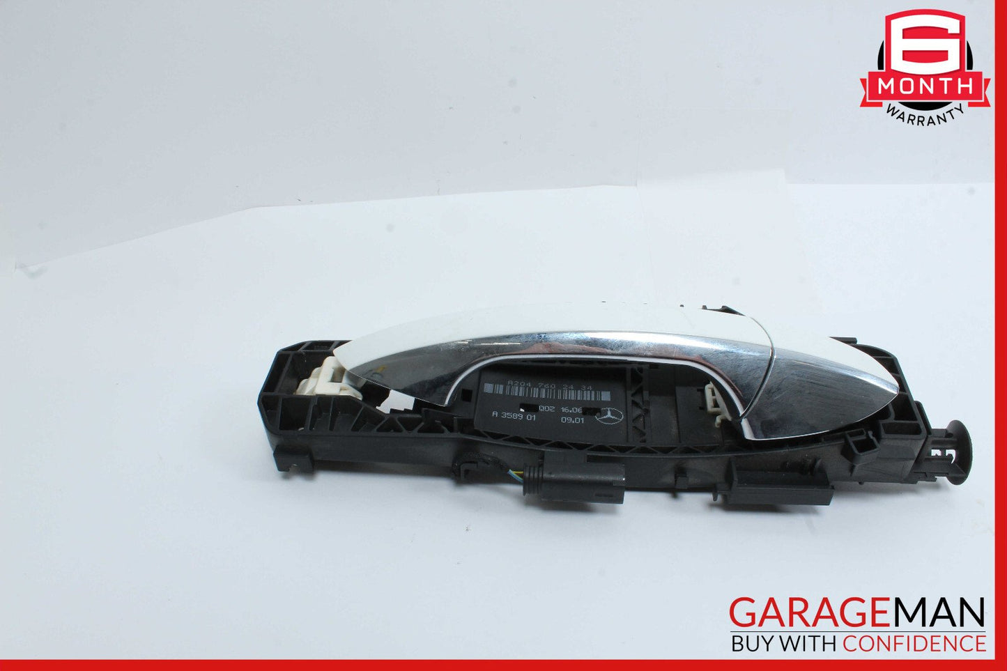 10-17 Mercedes W207 E350 C250 Rear Right Exterior Door Handle Keyless Go White