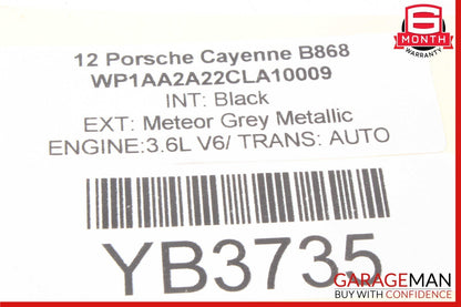 11-18 Porsche Cayenne 958 Rear Left Driver Side Lower Control Arm OEM