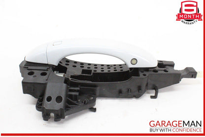 17-24 Audi Q7 Right Passenger Side Exterior Door Handle White 4M0837886A OEM