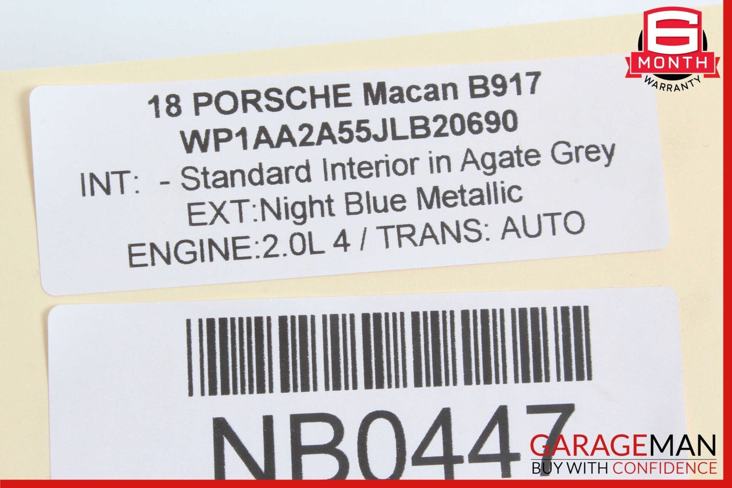 15-24 Porsche Macan Turbo 95B Trunk Spare Tire Air Compressor OEM