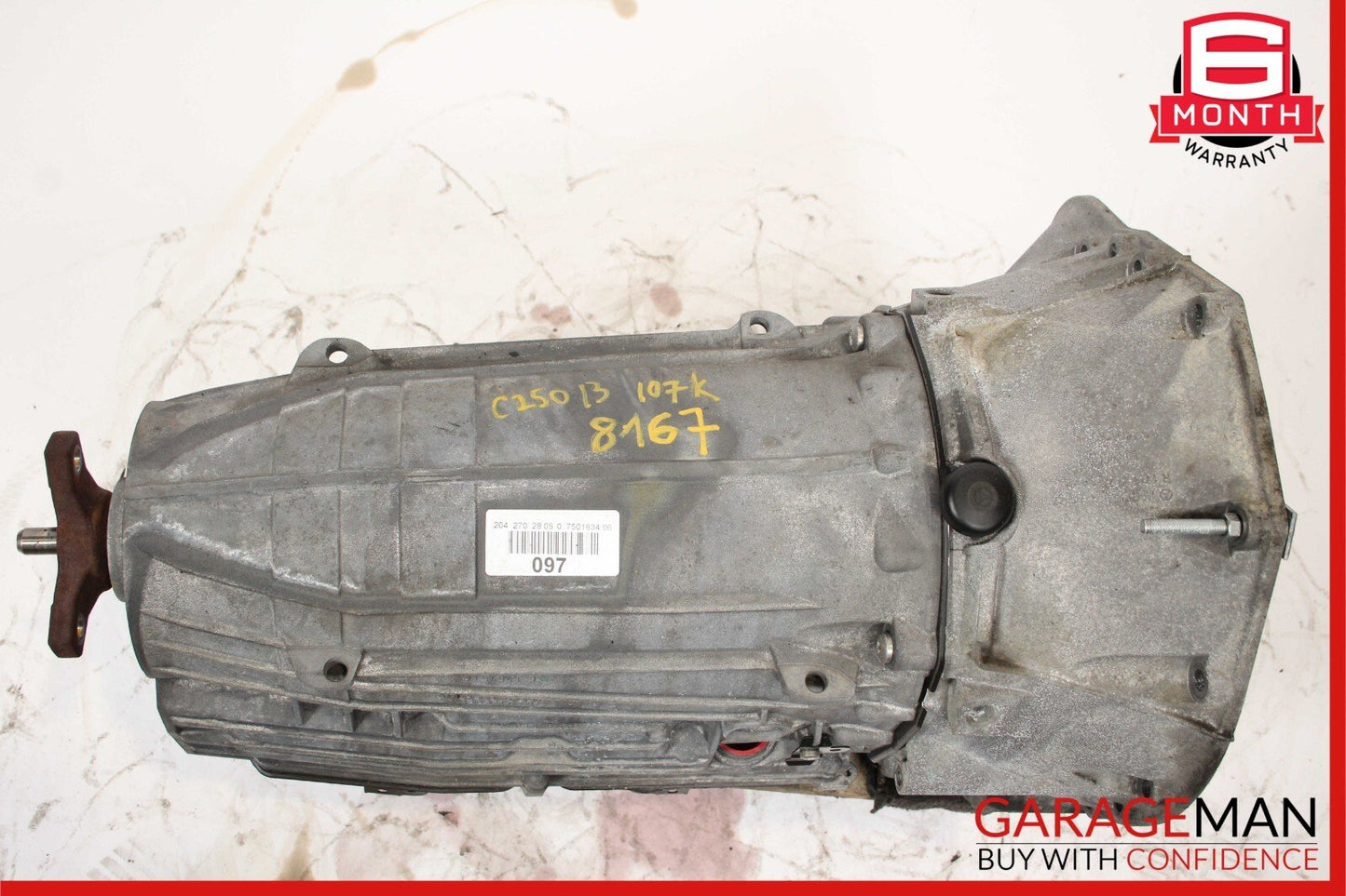 12-15 Mercedes C250 SLK250 7G Tronic Automatic Transmission Assembly OEM 107k