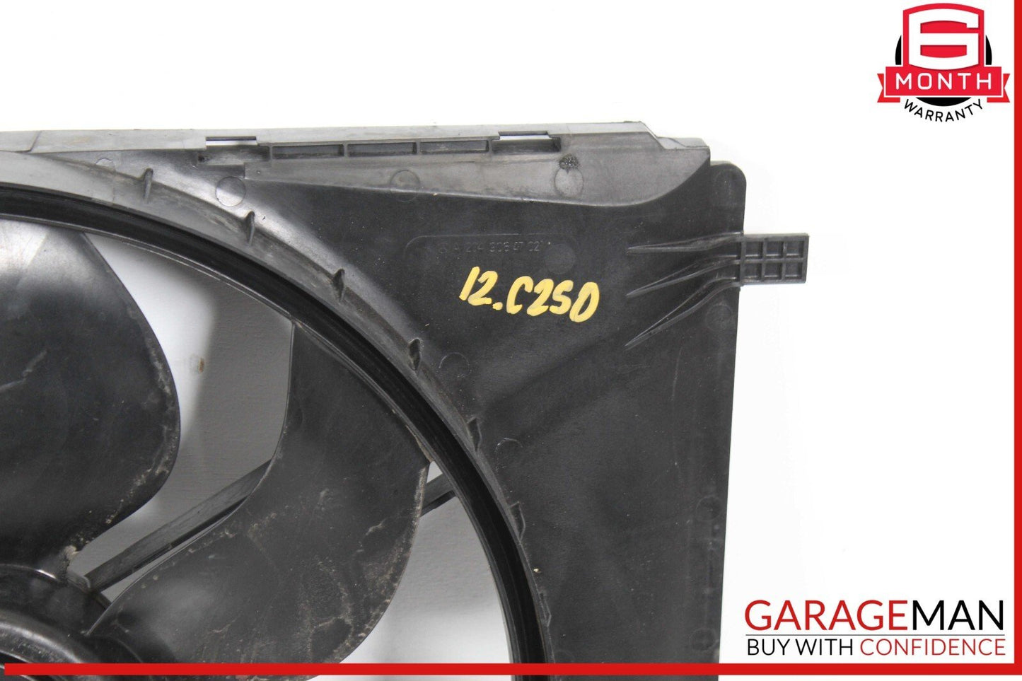 08-20 Mercedes W204 C250 E250 Engine Radiator Cooling Fan Motor Assembly OEM