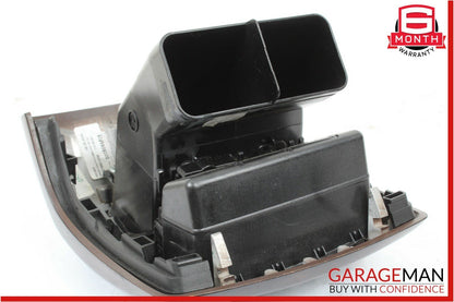 07-13 Mercedes S550 Rear Center Console A/C AC Air Vent Grille Trim Panel Wood