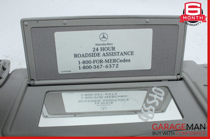 07-13 Mercedes W221 S550 Front Left Sun Visor Sun Shade Sunshade Sunvisor Suede