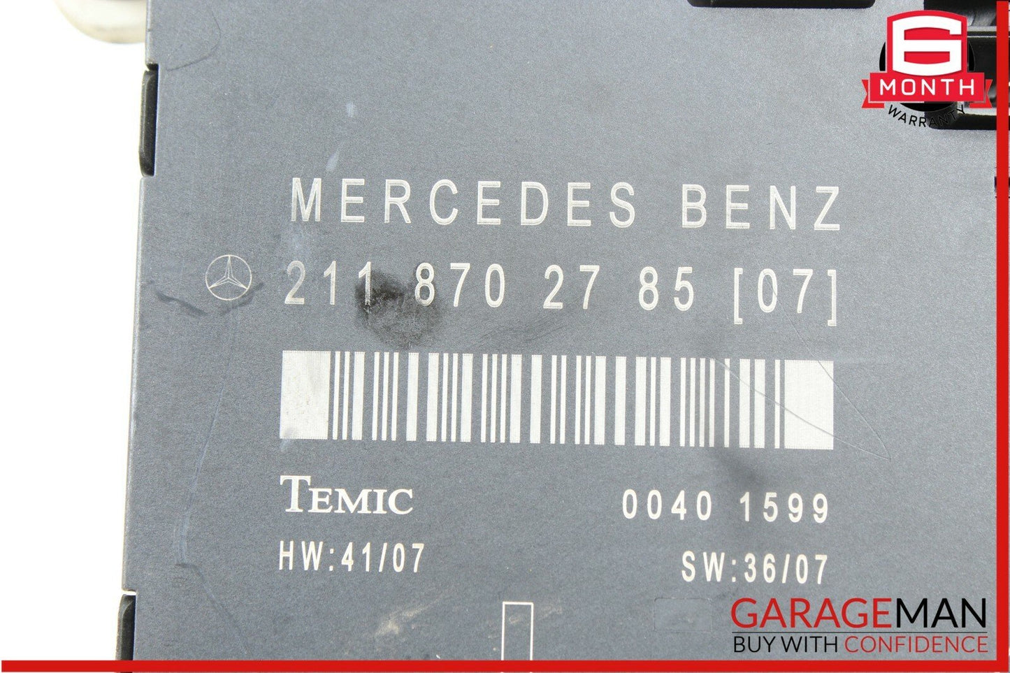03-09 Mercedes W211 E350 E320 Front Left Driver Side Door Control Module OEM