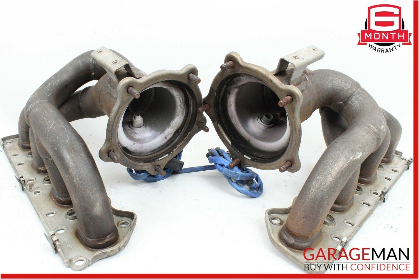 08-14 Porsche Cayenne 957 958 4.8L Right & Left Side Exhaust Manifold Header Set