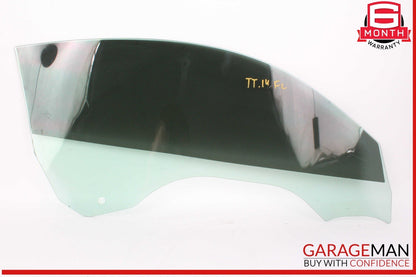 12-14 Audi TT Front Left Driver Side Door Window Glass OEM