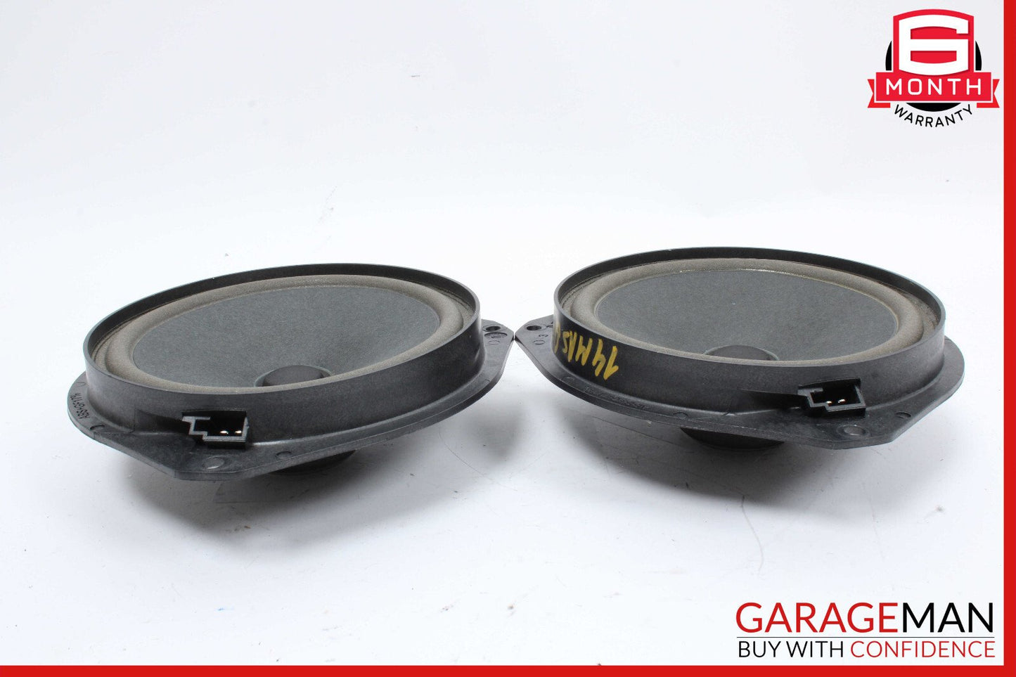 14-17 Maserati Ghibli Rear Right & Left Side Door Sound Audio Speaker Set OEM