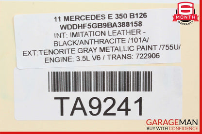 05-15 Mercedes W212 E350 C230 C300 SL550 Engine Motor Air Valve 0021407560 OEM