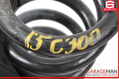 15-20 Mercedes W205 C300 Rear Right & Left Shock Absorber Coil Spring Set of 2