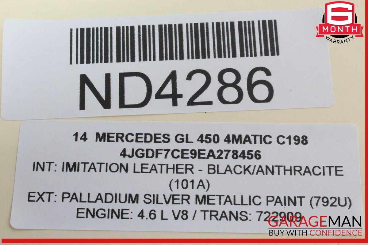 12-16 Mercedes X166 GL450 4MATIC Overhead Emergency Panel Control Switch OEM
