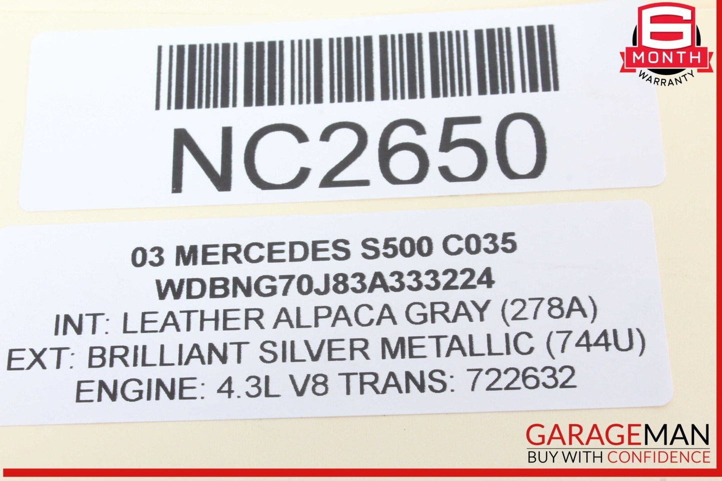 00-06 Mercedes W220 S500 S350 Airmatic Air Suspension Valve Block 2203200258 OEM