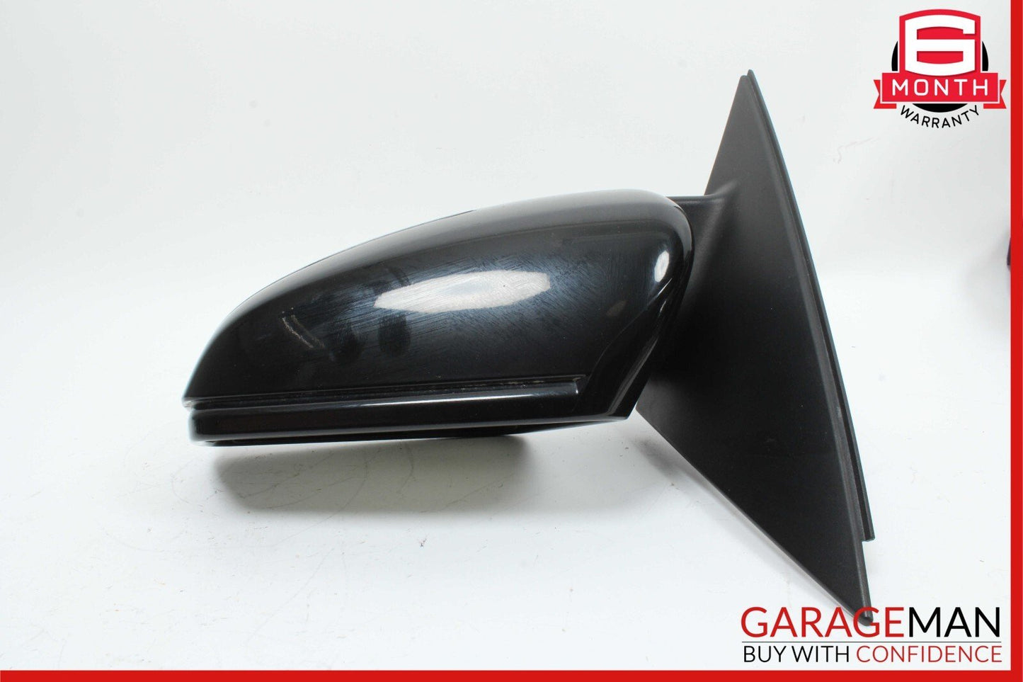 10-11 Mercedes W204 C300 C350 Front Left Side Mirror Door Rear View Black OEM