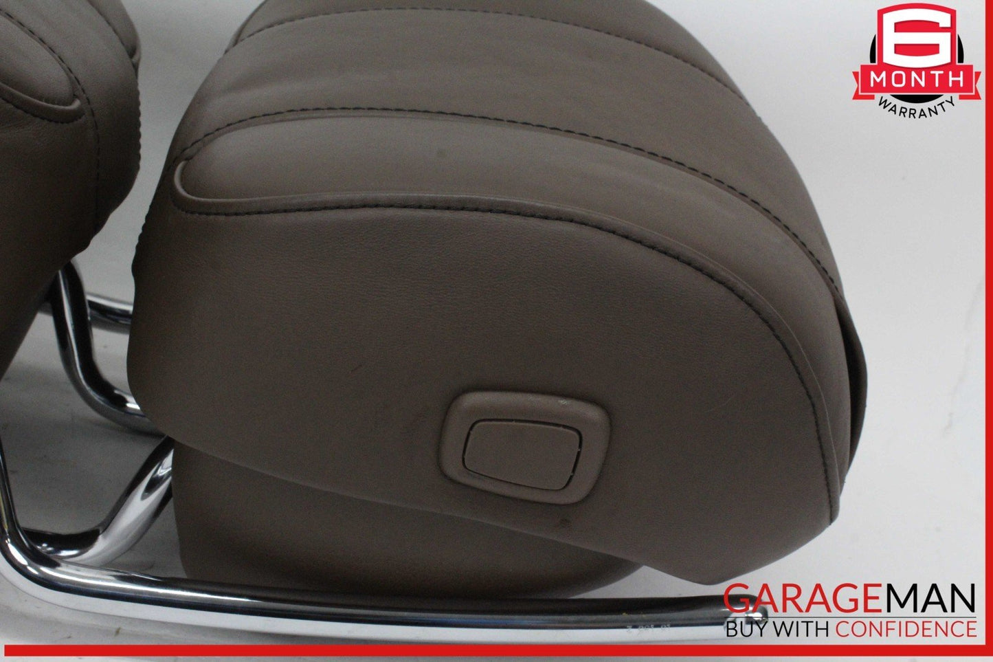 14-17 Mercedes W222 S550 Front Left and Right Side Head Rest Headrest Brown OEM