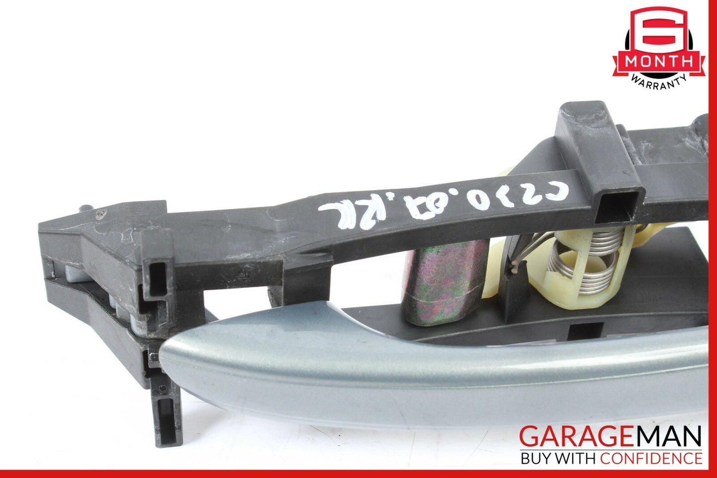 05-07 Mercedes W203 C230 C55 AMG Rear Right Side Exterior Door Handle Gray