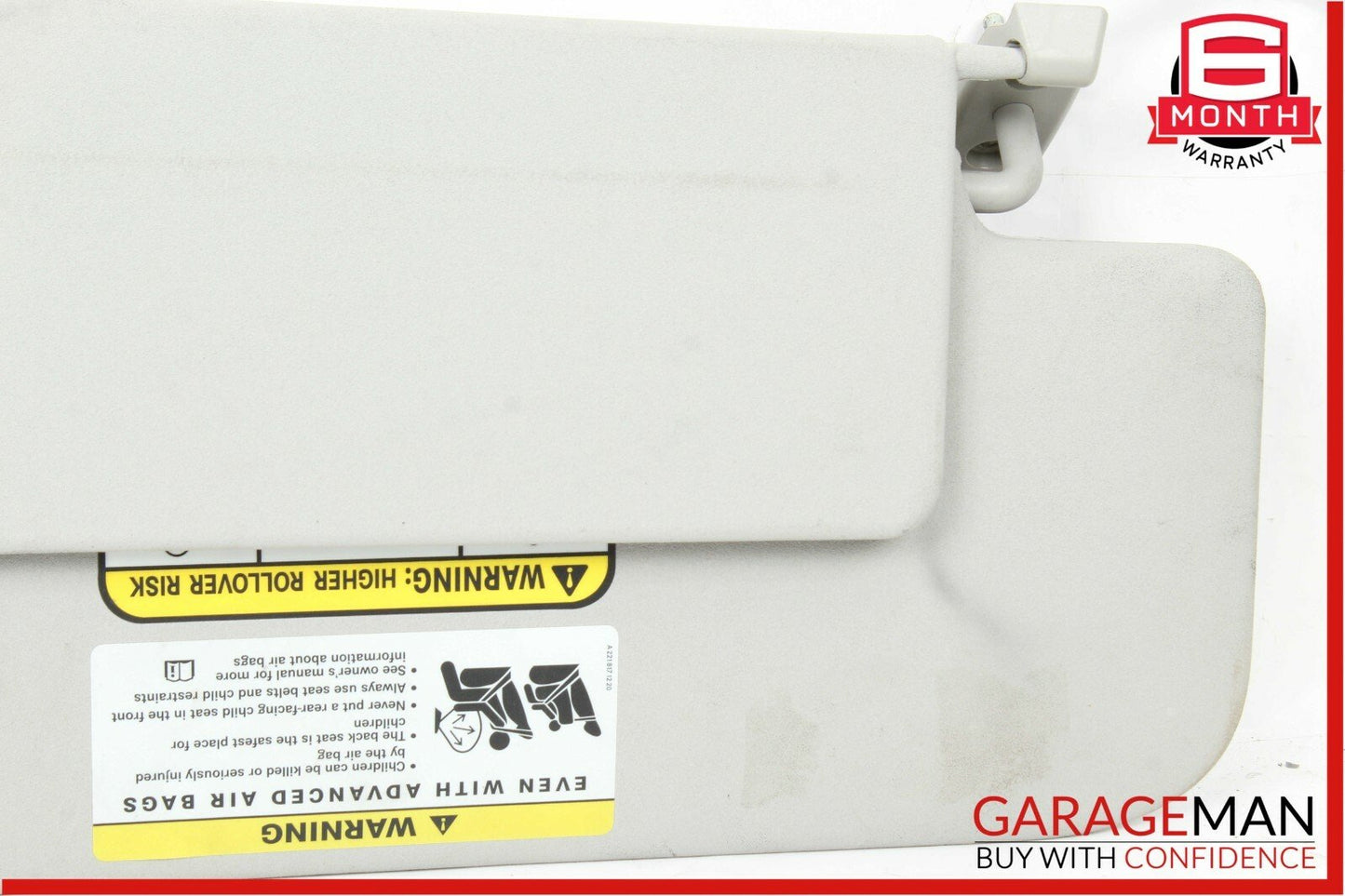 06-12 Mercedes X164 GL450 ML350 Front Left Side Sun Visor Sunvisor Shade Cover