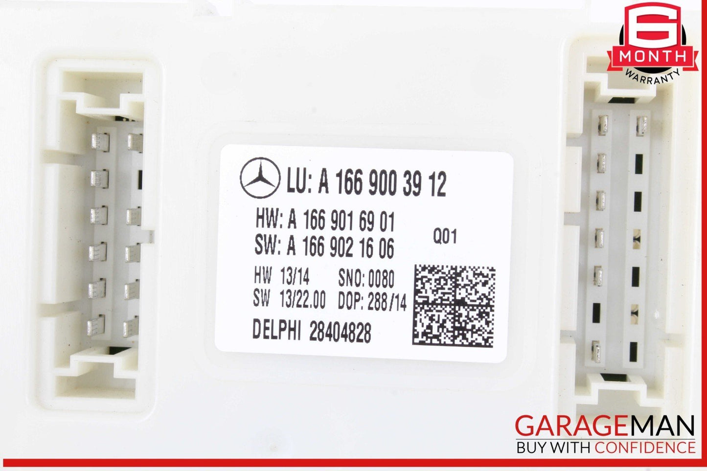 13-19 Mercedes X166 GL450 4MATIC Rear SAM Module Control Unit Signal Acquisition