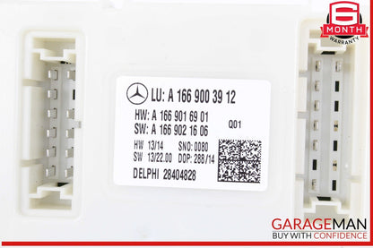 13-19 Mercedes X166 GL450 4MATIC Rear SAM Module Control Unit Signal Acquisition