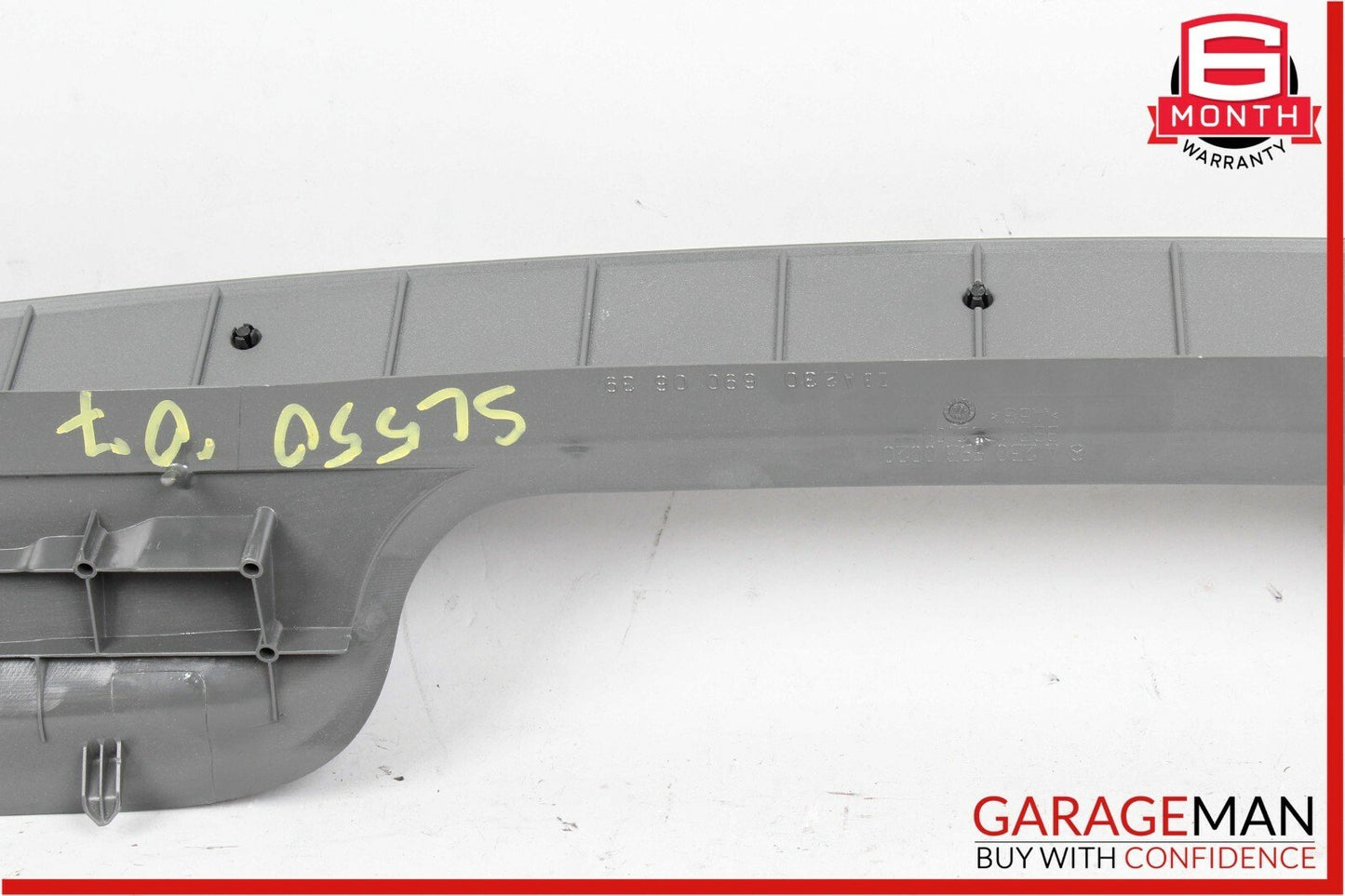 03-08 Mercedes R230 SL550 Rear Trunk Divider Wall Paneling Trim Cover Panel Gray