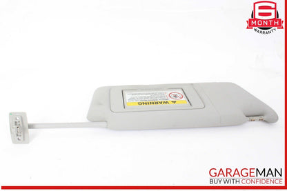 01-07 Mercedes W209 CLK500 Front Right Side Sun Visor Sunvisor Gray 2038170320