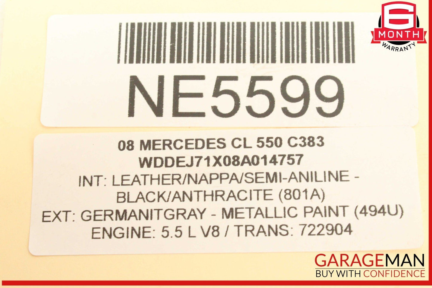 07-11 Mercedes W216 CL550 S550 C63 AMG Bosch Engine Alternator Generator OEM