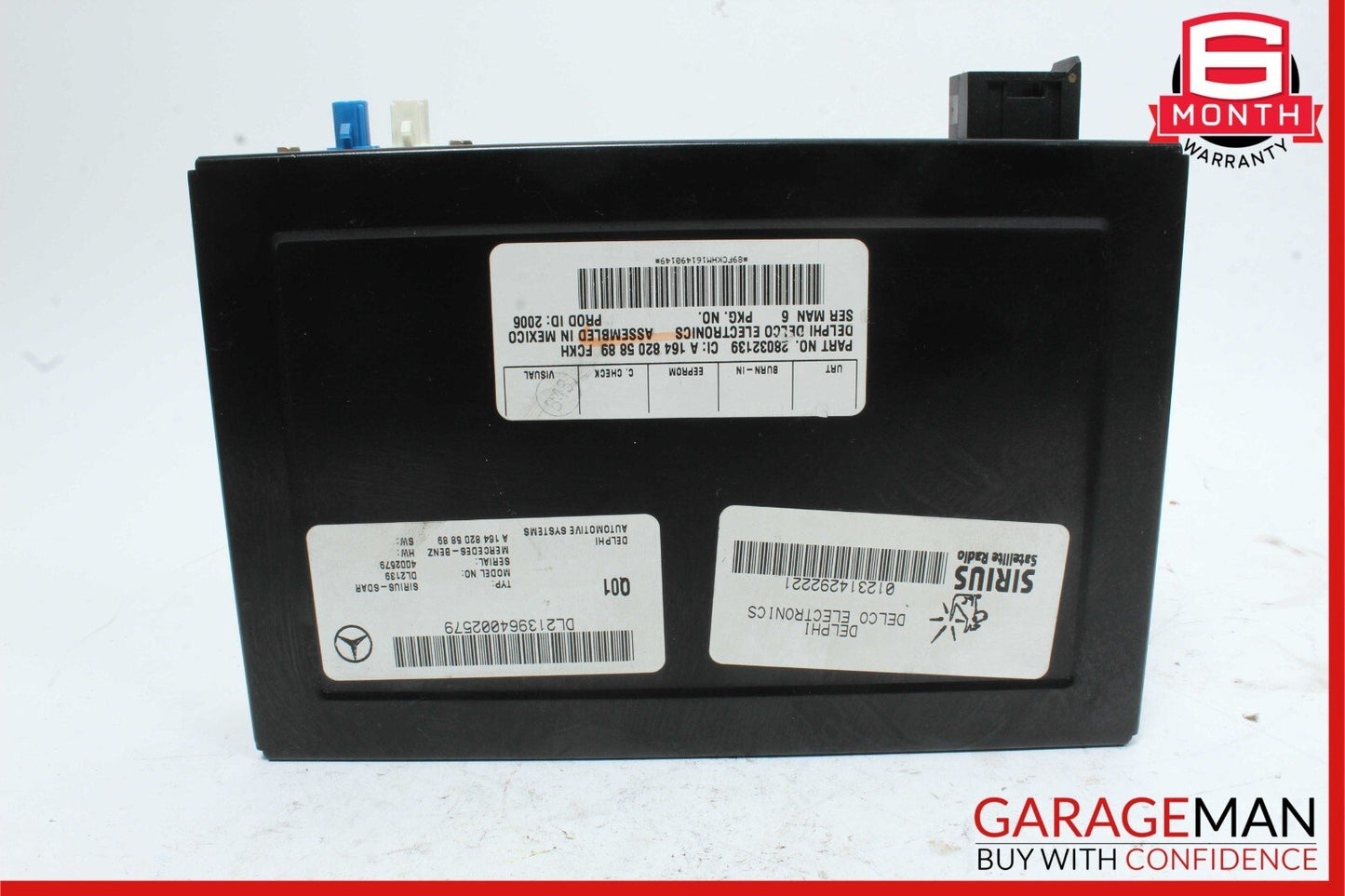 03-09 Mercedes GL450 E550 CLK55 AMG Sirius Satellite Radio Receiver Module OEM