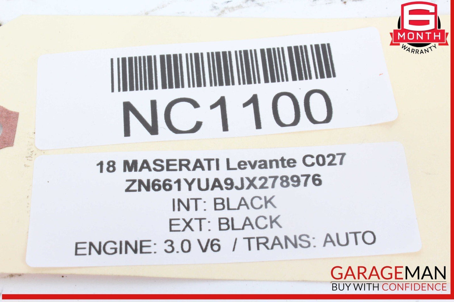 17-20 Maserati Levante M161 Air Suspension Control Module 670101215 OEM