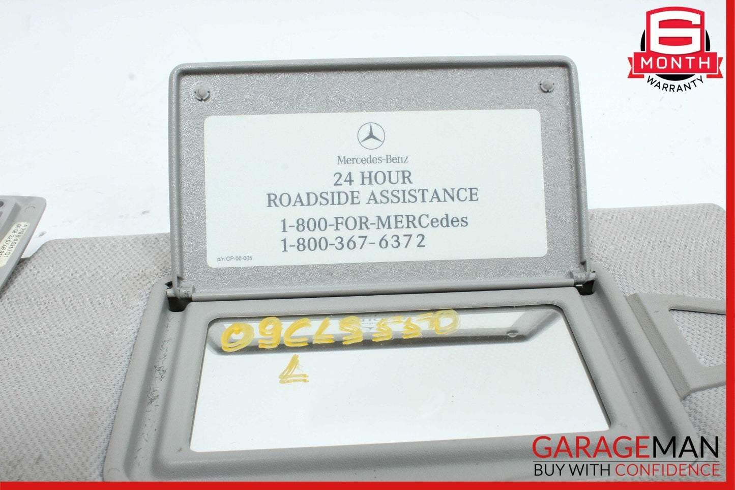 06-11 Mercedes W219 CLS500 CLS550 Front Left Driver Side Sunvisor Sun Visor OEM