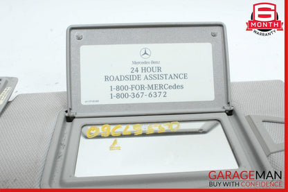 06-11 Mercedes W219 CLS500 CLS550 Front Left Driver Side Sunvisor Sun Visor OEM