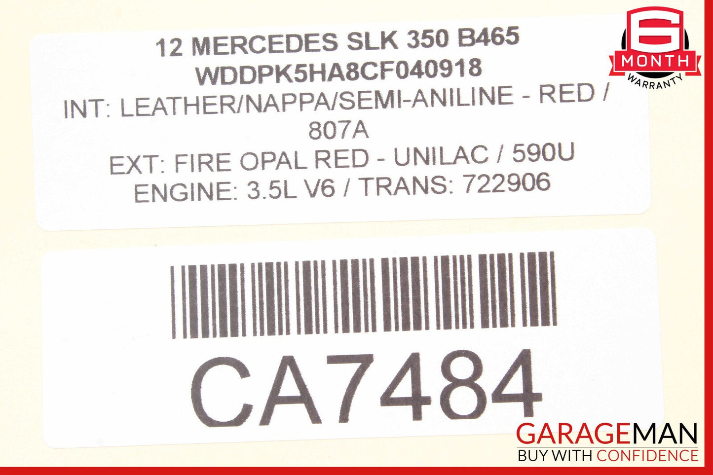 12-20 Mercedes SLK350 SLC300 Rear Right / Left Side Suspension Lower Control Arm