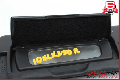 05-11 Mercedes R171 SLK350 Front Right Side Sun Visor Sunvisor Shade Cover Black