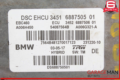 17-20 BMW 530E ABS Anti Lock Brake Pump Module 6887505 OEM