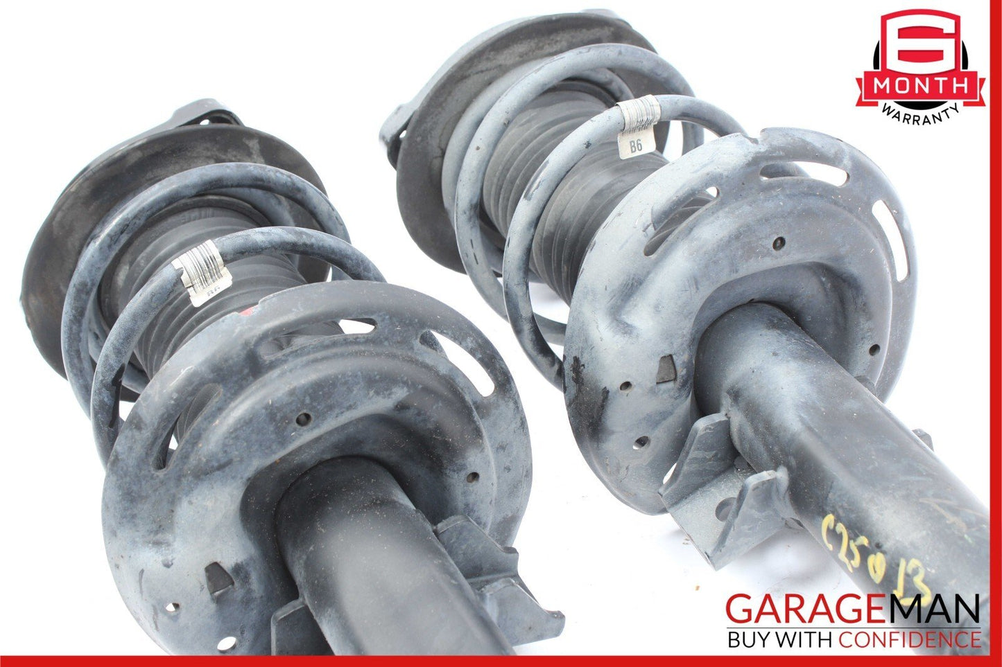 08-17 Mercedes C300 C250 E400 RWD Front Shock Absorber Coil Spring Set of 2 Pc