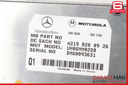 06-12 Mercedes X164 GL450 4MATIC Communication Control Module 2198200926 OEM