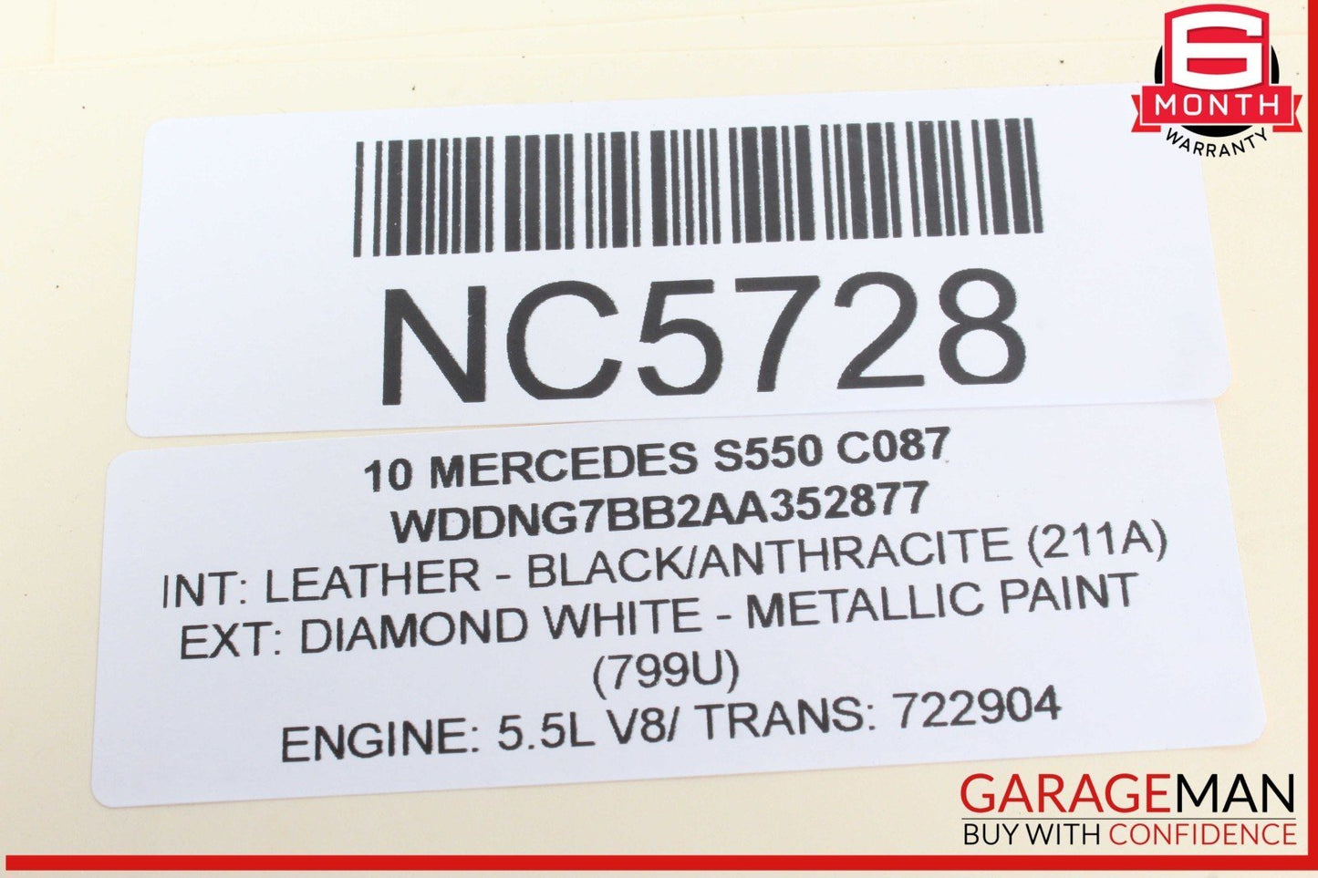 07-14 Mercedes W221 S550 CL550 Air Airmatic Suspension Control Module Unit OEM