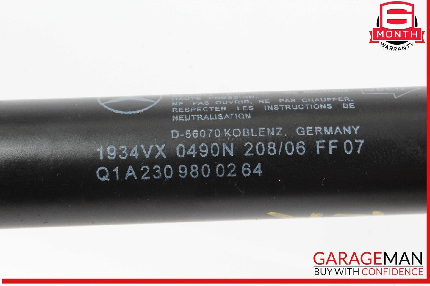 03-12 Mercedes R230 SL500 SL55 AMG Rear Right Side Trunk Lift Shock Strut OEM